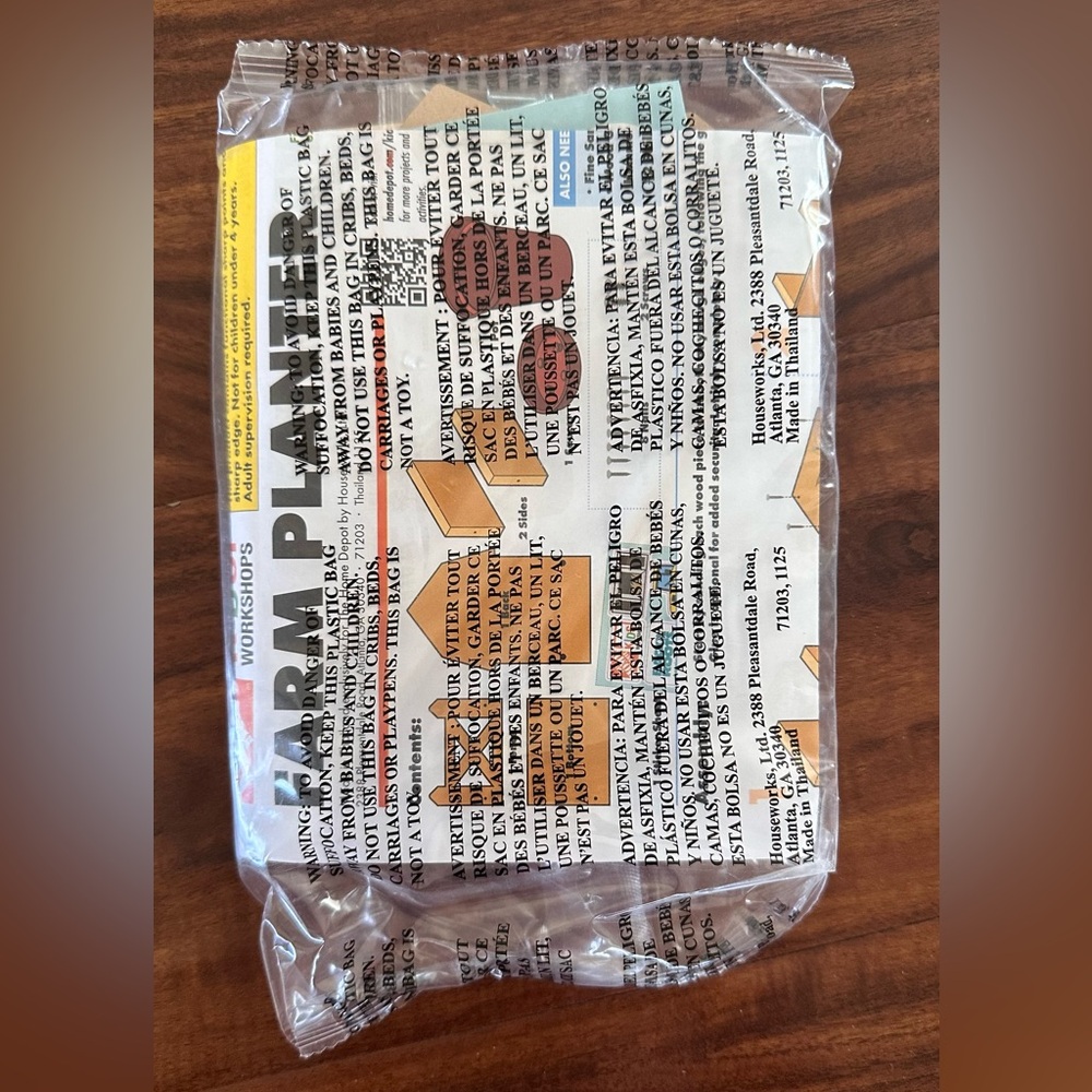 Home Depot DIY kids workshop kit